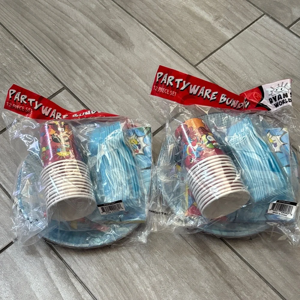 Party Ware Bundle - Blue Kids Party Supplies Set